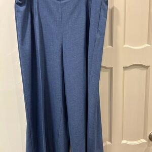 Liz Claiborne Blue Wide Leg Pants